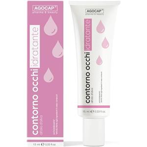 Agocap Crema Contorno Occhi, IDEATO per borse e occhiaie. Antirughe con acido Ialuronico e Olio d'Oliva, trattamento idratante. - 15ml Agocap