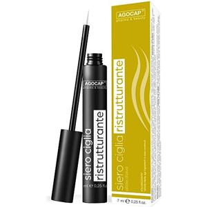 Agocap Siero Ciglia, 7ML, MADE IN ITALY, Siero Ciglia Allungante, RISTRUTTURANTE. Oftalmologicamente testato, NO IRRITAZIONI con Acido Ialuronico, Aloe Vera Laminazione Ciglia, Siero Sopracciglia. Lash Serum