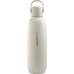 SodaStream Fizz&go Cool - Bottiglia in metallo di sabbia, lavabile in lavastoviglie, compatibile con Duo, E-Duo, Terra UVM, mantiene caldo e freddo fino a 12 ore, senza BPA, confezione da 1