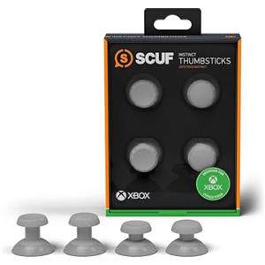 SCUF Instinct Pacchetto da 4 analogici intercambiabili, joystick sostitutivi solo per il controller ad alte prestazioni SCUF Instinct Pro per Xbox Series X|S - Grigio chiaro