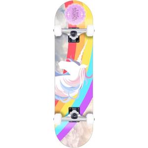 Little Boards Skateboard per bambini (7.0, Unicorn)