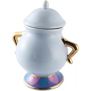 YOFXZGR Set vintage Mrs Potts con Teiera , tazza e zuccheriera ispirato al film di animazione La Bella e la Bestia Splendida idea regalo (1 zuccheriera)