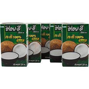 Aroy-D Latte di cocco 5 confezioni