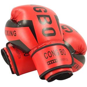 Generic Guantoni da boxe sparring, guantoni da allenamento per boxe - guanti da sparring regolabili per ragazzi, comodi guantoni da boxe per ragazzi, ragazze, bambini di 6-12 anni, bambini