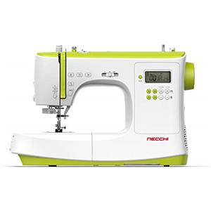 Necchi NC-102D Macchina per Cucire, Interno in pressofusione in Alluminio, scocca in ABS, Light Green, Regular