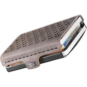 I-CLIP MAX Portafoglio uomo Slim Telaio Titanio DLC - Porta Carte con Portamonete e Fermasoldi per 40 Banconote I Smart Wallet Compatto e Organizzato - Fino a 16 Carte di credito