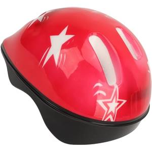 Elprico Casco da Bici per Bambini Regolabile, Casco di Sicurezza Leggero Casco da Ciclismo per Skateboard, per Ciclismo, Skateboard (Rosso)