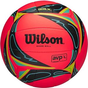 Wilson Pallone da Pallavolo AVP Grass Game, Con Riconoscimento degli Effetti e Design Resistente, Realizzato in Composito di Microfibra, Colore: Corallo, Taglia Ufficiale