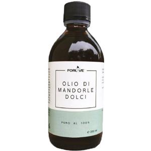 FORLIVE Olio di Mandorle 200ml - Olio per Massaggi e Cura della Pelle, Combatte l'Invecchiamento Cutaneo e Adatto a Pelli Sensibili