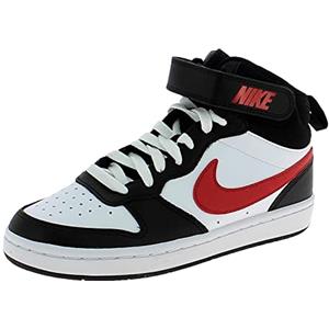 Nike Court Borough Mid 2 Bg, Stivali, White University Red White Bla, X-Large