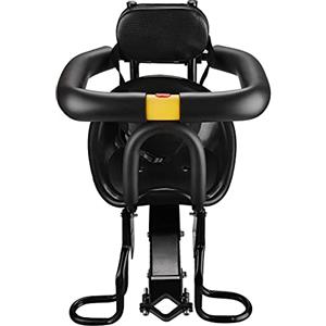Fesjoy Sicurezza Bambino Seggiolino Bicicletta Bicicletta Anteriore Seggiolino Sella con Pedali Supporto Schienale per MTB Bici Da Strada