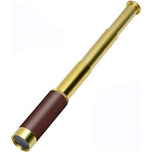 Songway Retro pirata Monocolo 25 X 30 Pocket monocular Portable pieghevole impermeabile Captain Jack Spyglass palmare telescopico Vintage Monocolo per bambini