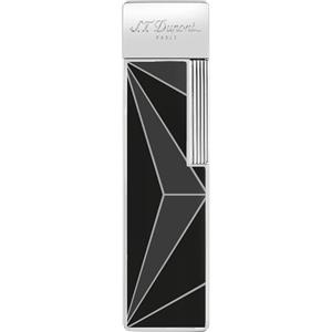 S.T. Dupont Accendino Firex Twiggy Laccato Nero con Finitura Argentata