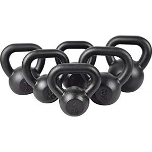 KAWMET Odlewnia Żeliwa Kettlebell in ghisa Kettlebell Pesante per manubri per Allenamento Cardio e Forza 16kg KAWMET