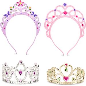 Melissa & Doug 4 Diademi per Mascherarsi, Costumi per Bambino o Bambina di Halloween o Carnevale, Gioco di finzione e di ruolo, 3-6 Anni