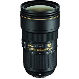 Nikon Obiettivo Nikkor AF-S 24-70 mm, F/2.8E ED VR, Nero [Versione EU]