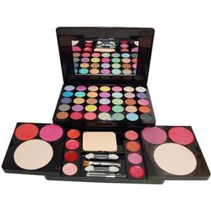 Pure Vie Set di Trucchi Completo, Professional Kit Trucchi Make Up Completo Palette Regalo Trousse Trucco Donna Ragazza, All in One Valigetta Trucchi Lucidalabbra Ombretti Highlighter Blush