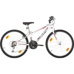 Multibrand Distribution Probike Tempo 24 pollici Bicicletta Mountain Bike 18 marce per ragazzi e ragazze a partire da 130 cm - 155 cm (bianco 1, 279)