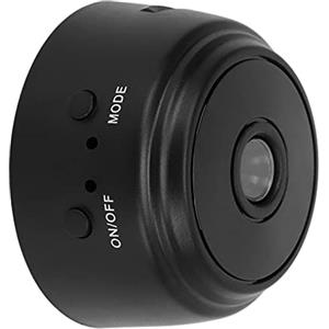 Bewinner Mini Telecamera A9, Telecamere WiFi Wireless HD 1080P con Cover Posteriore Magnetica, Telecamera Nascosta per Baby Tata con App per Telefono, Piccola Telecamera Intelligente per (Nero)