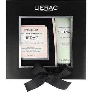 Lierac Hydragenist Cofanetto: Gel Crema 50 ml, Siero 15 ml e Crema per Occhi 7,5 ml per un'idratazione completa