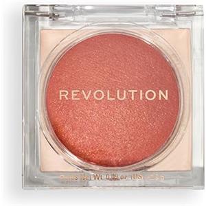 Revolution Beauty London Revolution, Beam Bright Blush, Fard in Polvere per il Viso, Facile da Sfumare e Stratificare, Finitura Luminosa per Guance Radianti, Vegano e Senza Crudeltà, Orange Crush