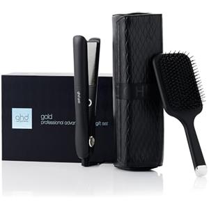 ghd Gold Gift Set Natale - Include piastra professionale, spazzola e custodia resistente al calore - Per capelli lisci, setosi e lucenti - Regalo per lei - Per tutti i tipi di capelli