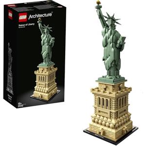LEGO Architecture Statua della Libertà, Kit Modellismo per Adulti, Modellino da Costruire Souvenir di New York, Idea Regalo Donna o Uomo, Decorazione per Casa, Hobby Creativo da Collezione 21042