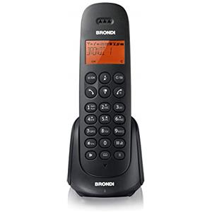 Brondi Adara Sb Telefono Cordless, Nero