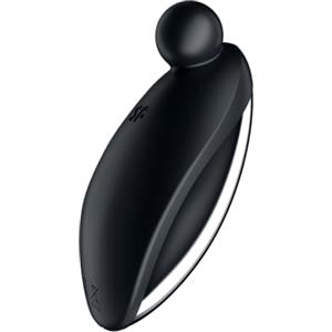 Satisfyer Spot on 2 | 9 cm | vibratore da appoggio | stimolazione del clitoride | 12 programmi di vibrazione | ricaricabile | impermeabile (IPX7) | silicone delicato sulla pelle, colore:nero