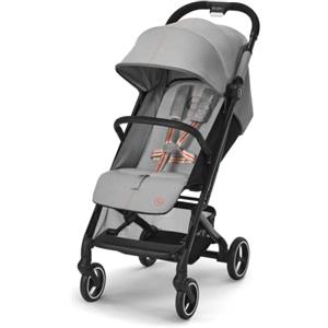 CYBEX Gold Passeggino Beezy con Cintura One-Pull, Per Bambini dalla Nascita Fino a 4 Anni (Max. 22 kg), Compatto e Ergonomico, Lava Grey (Grigio)