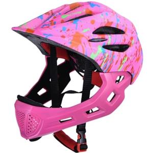 LOVIVER Casco da Bici per Bambini, Equipaggiamento Protettivo alla Moda, Comodo e Integrale per Bicicletta, Ciclismo e Skateboard, Rosa