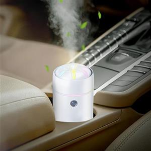 Gonlink Umidificatore, Diffusore Auto per Oli Essenziali, Diffusore Profumo Auto, Umidificatore ad Ultrasuoni a Nebbia Fredda per Ambiente, Ambiente Bambini, Auto (100ML, Bianco)