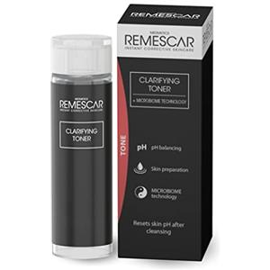 Remescar Tonico Viso Chiarificante 200ml - Tonico Rinfrescante e Idratante - Illumina la Pelle, Ripristina il pH e Prepara a Siero e Crema Idratante
