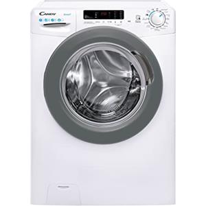 Candy Smart CSS41272DWSE-11 Lavatrice, 7 Kg, Carica Frontale, Libera Installazione, 1200 RPM, 16 Programmi, Tecnologia NFC, Cicli Aggiuntivi, Classe C, Bianca, AxLxP 85x60x45