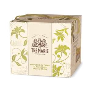 Tre Marie Pandoro Tre Marie Il Pandoro Pistacchio Con Sac a Poche Pasticcera d'Eccellenza 1 Kg