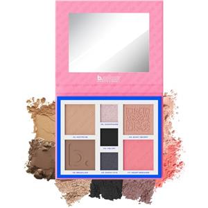 B.COLOUR PROFESSIONAL Palette Contouring Viso e Occhi 7 in 1 - Cipria, Fard, Illuminante, Ombretto - Make-up Professionale a Lunga Durata per Look Giorno e Sera