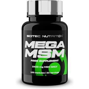 Scitec Nutrition Mega MSM | Integratore alimentare contenente metilsulfonilmetano in capsule | 2400 mg di MSM al giorno, 100 capsule