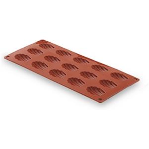 Lacor 66816- Stampo Silicone Petit Madeleine 15 cavità