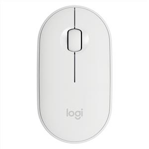 Logitech - M350 Pebble Wireless Mouse 2-offwhite
