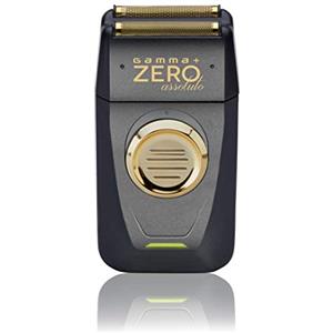 GAMMAPIU' Rasoio Elettrico Barba Zero Assoluto, Shaver Uomo, Lame in Acciaio Inox, Senza Fili, Rifinitore di Precisione, Ergonomico, Leggero, Lame Ricambio Aggiuntive, Rasatura Omogenee