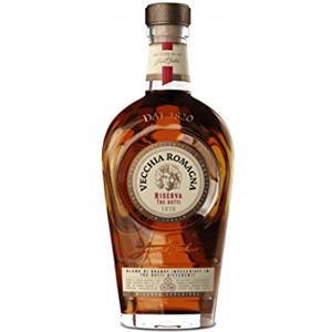 Vecchia Romagna Riserva Tre Botti 70cl - Blend di distillati invecchiati in tre botti differenti, gusto ricco e intenso. 40,8% vol.