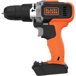 BLACK+DECKER TRAPANO/AVVITATORE A PERCUSSIONE 18V LITIO (UNITA' SENZA BATTERIA E CARICABATTERIE)- 20.250 colpi/min. 10 punti di regolazione. Velocità variabile. BCD003N-XJ