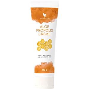 Forever Living Products Forever Aloe Propoli Crema (74% Aloe Vera) su pelle secca e irritata, per un sostegno nutriente in caso di dermatite atopica (1 x 113 g)