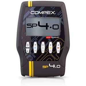 COMPEX SP 4.0 - Elettrostimolatore muscolare EMS, TENS e Masssagio - 4 canali indipendenti, 999 livelli di intensità, 30 programmi - Compatibile con l'app Compex Coach