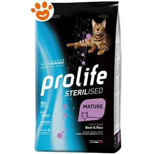 Prolife Cat Sterilised Mature Manzo e Riso - Sacco Da 1,5 Kg