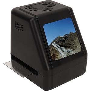 PUSOKEI Scanner per Diapositive di Pellicola Tutto in uno, Converte 135 126 110 Diapositive da 8 Mm in Scanner per Negativi Fotografici Digitali JPG da 12 MP, Schermo a Colori da 2 Pollici