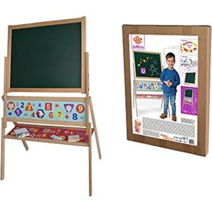 Eichhorn - Lavagna Magnetica, 100002589, + 3 Anni, cm 66x110, Incluse 48 Lettere Magnetiche, Multicolore