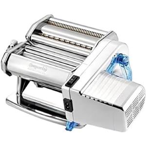 Imperia Electric Linea Imperia. Macchina per la pasta elettrica 100% Made in Italy. Macchina pasta fresca con motore elettrico 220v. Sfogliatrice elettrica per Lasagne, Tagliolini, Fettuccine.