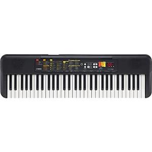 Yamaha Digital Keyboard PSR-F52, Tastiera Digitale Compatta per Principianti con 61 Tasti, 144 Voci Strumentali e 158 Stili di Accompagnamento
