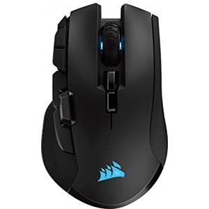 CORSAIR IRONCLAW RGB WIRELESS FPS/MOBA Mouse da Gioco - 18.000 DPI - 10 Pulsanti Programmabili - Progettato per Mani Grandi - Compatibile con iCUE - PC, Mac, PS5, PS4, Xbox - Nero